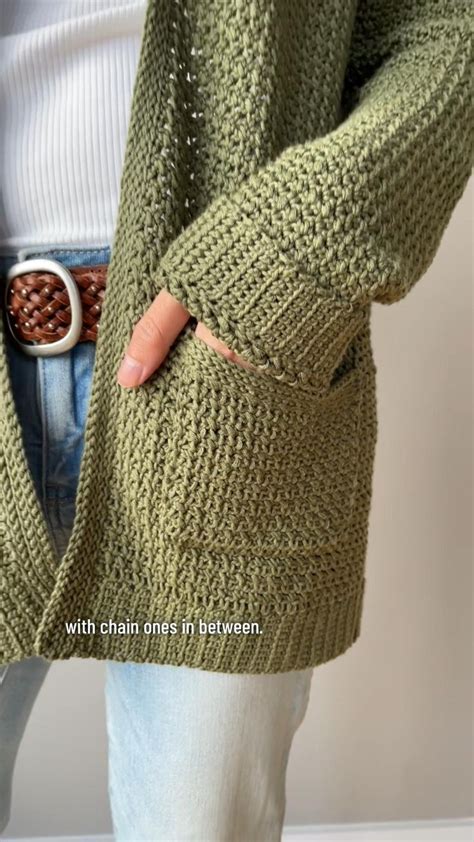 Olivewood Cardigan Crochet Pattern Crochet Cardigan Crochet Fashion