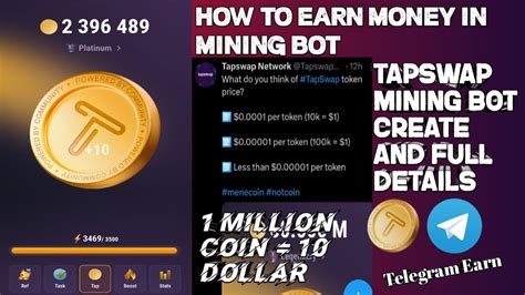 How To Online Earn From Telegram Mining Tapswap Full Details Video