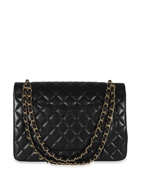 CHANEL Pre Owned 2022 Maxi Double Flap Shoulder Bag Farfetch