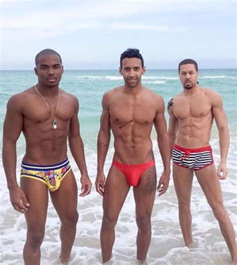 Cute And Sexy Blacks Guys In The Beach By Antoni Azocar Jay Alexander