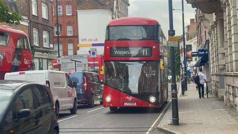 Shabby Frv Tfl Bus Route Fulham Broadway Waterloo The Nb L