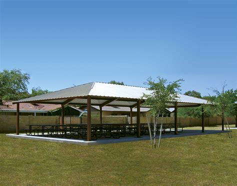 All Steel Single Roof Summerset Rectangle Pavilions Pavilions By Shape