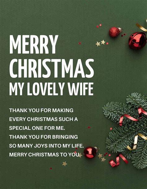 Best Merry Christmas Wishes For Wife Quotes Square