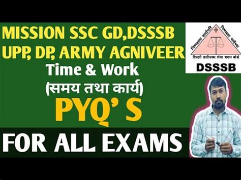 Time Work Mission Dsssb Ssc Gd Up Police Rrb Alp