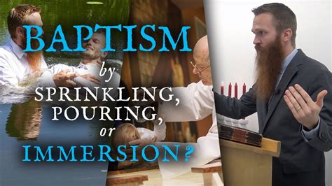 Baptism By Sprinkling Pouring Or Immersion Miska Wilhelmsson YouTube