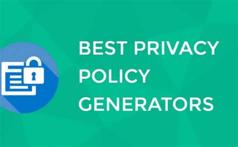 Generate A Gdpr Compliant Privacy Policy Blog