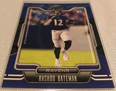 Panini Playbook Football Rashod Bateman Baltimore Ravens Rookie