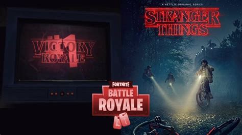 Fortnite X Stranger Things Crossover Netflix Collab New Stranger Things