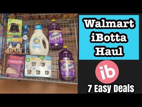 Walmart IBotta Haul No Paper Coupons Needed YouTube