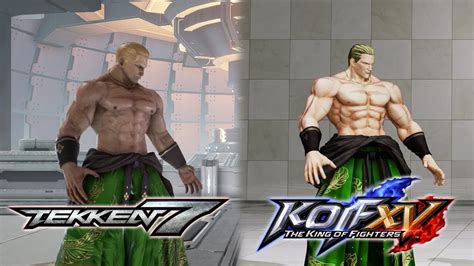 Geese Howard Tekken 7 And Kof Xv Comparison Youtube