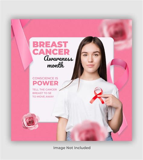 Premium Psd Psd Breast Cancer Causes Awareness Social Media Post Design