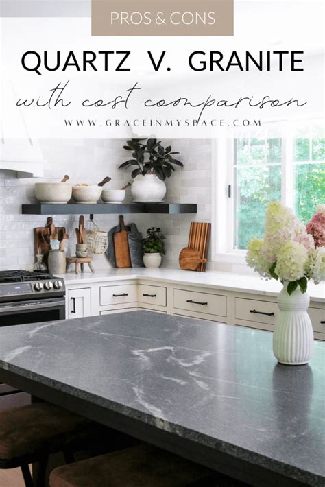 Pros & Cons of Quartz v. Granite Countertops with Cost Comparison ...