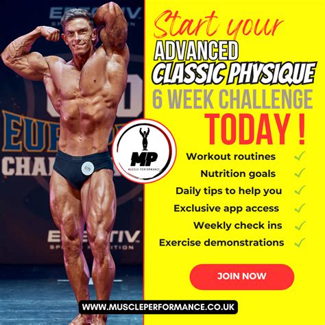 Mens Classic Physique Challenge Muscleperformance