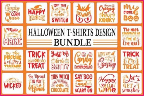 Halloween T Shirts Design Bundle Bundle Creative Fabrica