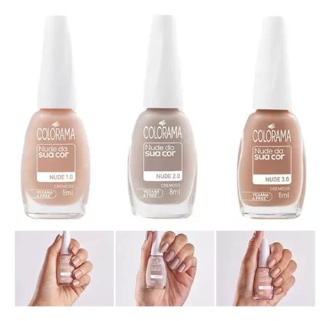 Kit Esmalte Colorama Coleção Nude Na Sua Cor MercadoLivre