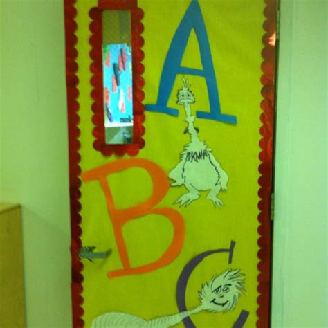 My Dr Seuss Abc Book Door Would Make A Cute Bulletin Board Or Wall