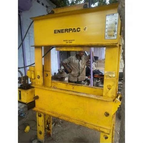 Mild Steel Enerpac H Frame Hydraulic Press Capacity 100 Ton At Best