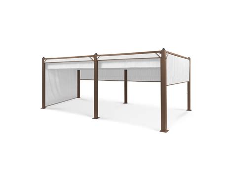 Pergola Blumfeldt Pantheon Cortina Rust Pavillon Avec Toit 3x6m 4