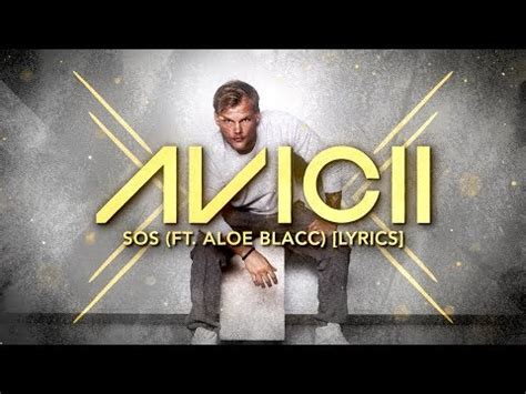 Avicii SOS Ft Aloe Blacc Lyric Video YouTube Music