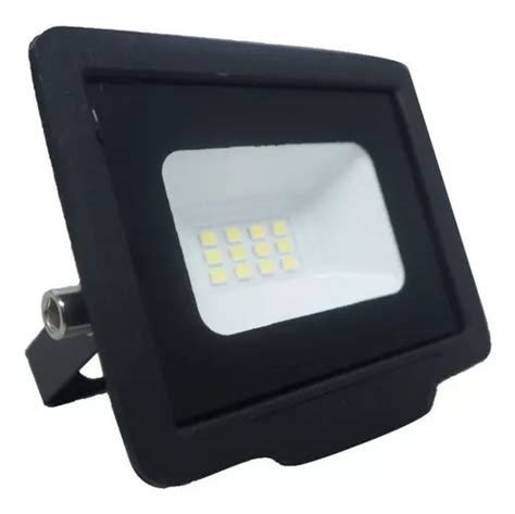 Reflector Proyector Led 10w Alta Potencia Luz Fría Exterior Jardín 4