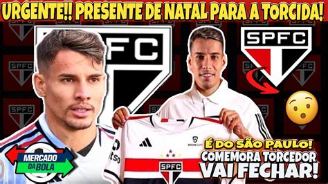 Saiu Agora Presente De Natal Novo Jogador Do S O Paulo Tricolor