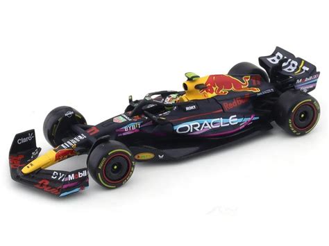 Miniatura Fórmula F1 Oracle Red Bull Racing RB19 Miami 2023 1 Max