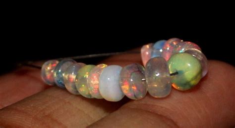 Crts Natural Ethiopian Welo Opal Beads Demi Strand Welo Opal