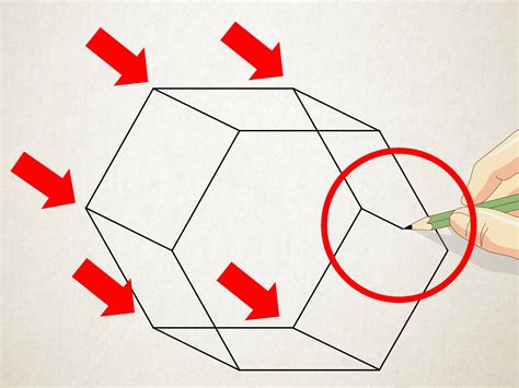 3 Ways to Draw a Hexagonal Prism - wikiHow