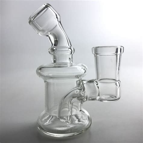 2020 New 10mm 14mm Female Mini Glass Bong Water Pipes Pyrex Oil Rigs Glass Bong Thick Recycler