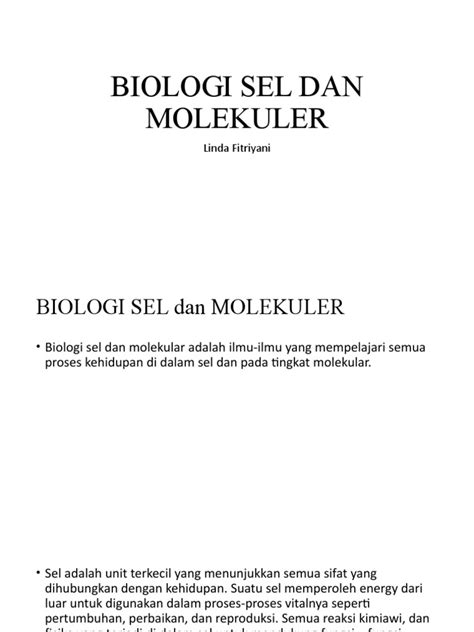 2 Biologi Sel Dan Molekuler Pdf