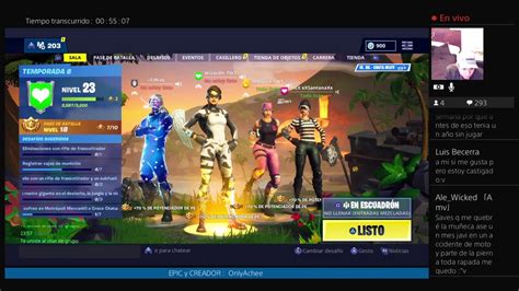 Fortnite Nocturno Directo De Fortnite Jugando Con Suscriptores