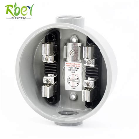 100a Residential Electric Round Meter Socketmeter Base