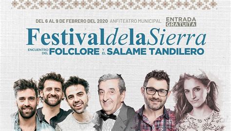 Festival De La Sierra 2020 Encuentro Del Folclore Y El Salame