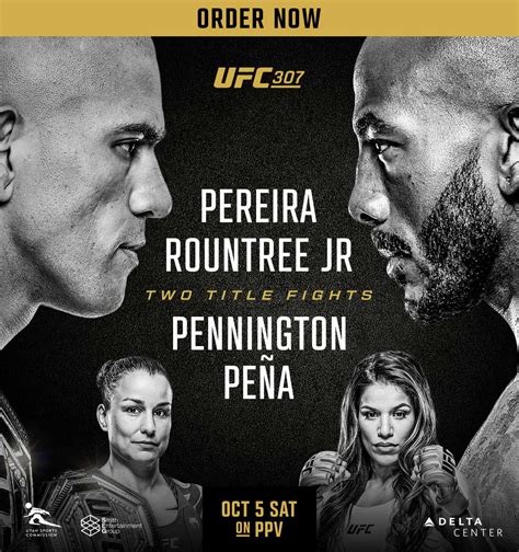 Co Main Event Spotlight UFC 307 Pereira Vs Rountree Jr UFC