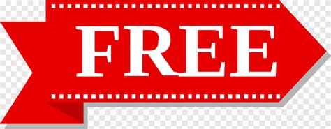 Red free tag, gules, free png | PNGEgg