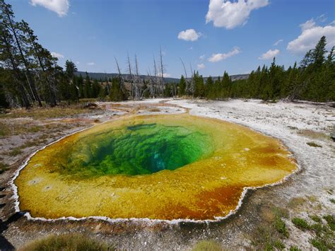 Morning Glory Pool Yellowstone National Park • Nature Trail