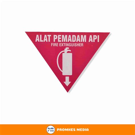 Jual Akrilik, APAR, Segitiga Akrilik Tanda APAR, Safety Sign, Bukan Alat Pemadam | Shopee Indonesia