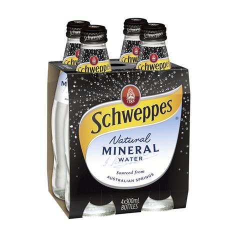 Buy Schweppes Natural Mineral Water Bottle Glass Multipack Ml X