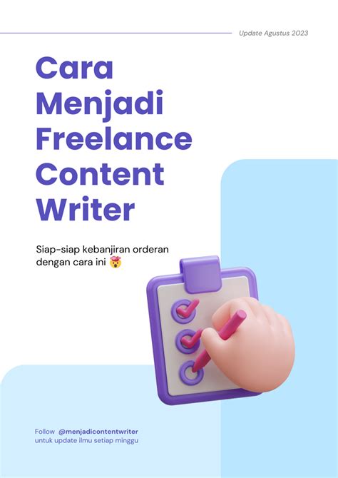 Purchase FREE Cara Menjadi Freelance Content Writer Clicky