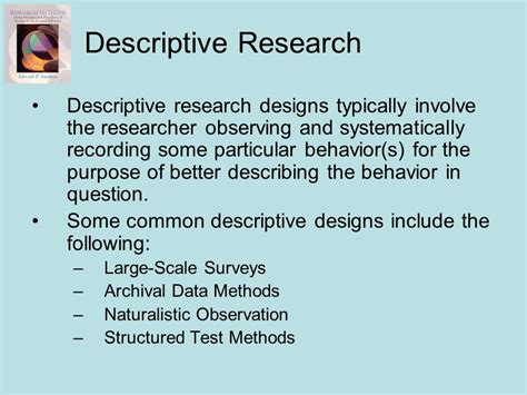 Descriptive Research Design Methodology