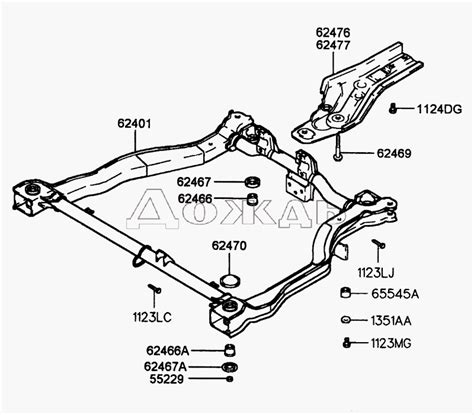 Передняя подвеска хендай акцент тагаз схема с названиями фото