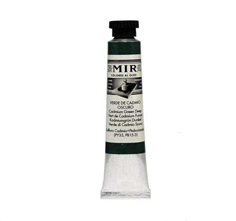 Verde de cadmio oscuro 20 ml nº 26C MIR extrafino