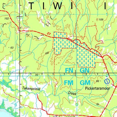 Tiwi Islands Special SC52 - 16 Map by Geoscience Australia | Avenza Maps