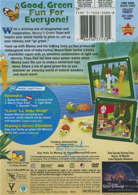 Handy Manny Mannys Green Team Dvd Dvd Empire