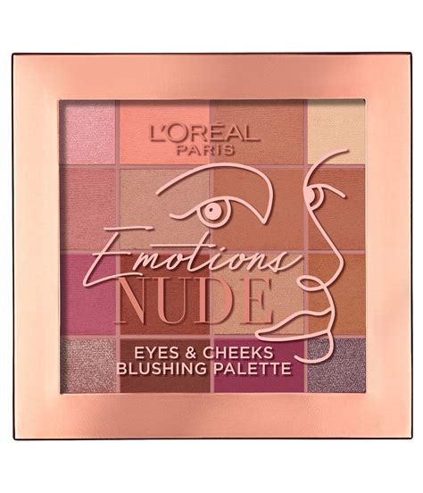 L Oreal Paris Emotions Nude Eyes And Cheeks Blushing Palette Everyday