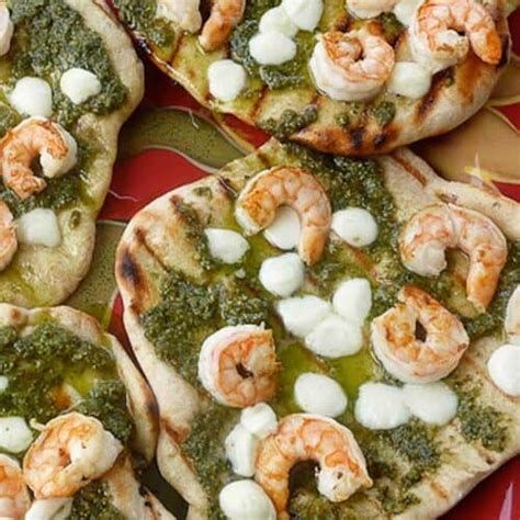 Grilled Shrimp And Pesto Pizza Cookin Canuck