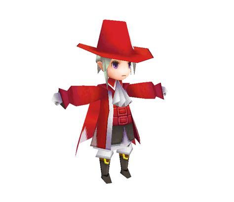 Ds Dsi Final Fantasy Iii Luneth Red Mage The Models Resource