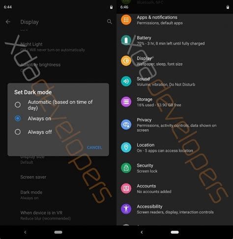 Google Android Q Leaks With System-Wide Dark Mode And Revamped Location Permissions | HotHardware