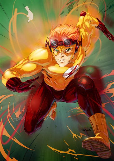 Kid Flash by emmshin on DeviantArt