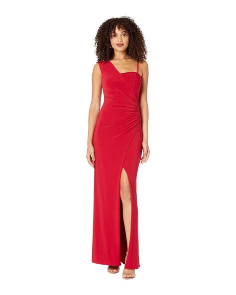 Bcbgmaxazria Long Evening Dress In Red Lyst